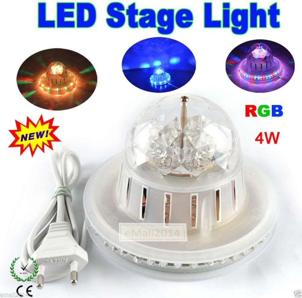 A2Z Colourful Magic Sunflower Rotating Ball DJ Laser LED Light for Diwali Party (Multicolour)