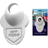 Hit Hero Baseball &amp; Softball Thumb Guard, Batting Hand Protector for Bat Sting and Jams, Wear on Thumb or Index Finger, One Size Fits Youth to Adult