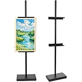 Molain Adjustable Tabletop Easel Stand for Picture Frames & Canvas, All-Metal Display Easel Up to 29" H Frame Holder Stand Table Easels for Display Table Top Frame Holder for Artwork, Signs or Picture