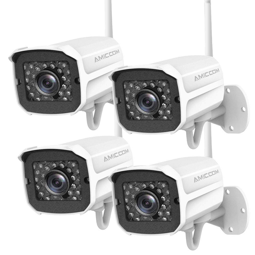 Outdoor Security Camera (4 Pack), 1080P HD Outdoor Security Camera (4 Pack), 1080P HD