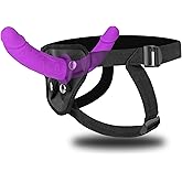 Strap On Dildo Womens Sex Toys - Double Ended Dildo Silicone Fantasy Long Dildos Hands Free Masturbators, Strap On Harness Bi