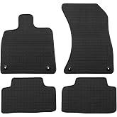 San Auto Car Floor Mats for Audi Q5 SQ5 2018-2026（Not for PHEV）Rubber Black | Custom Fit, Floor Liners，All Weather Protection, Heavy Duty ,Odorless，Easy to Clean