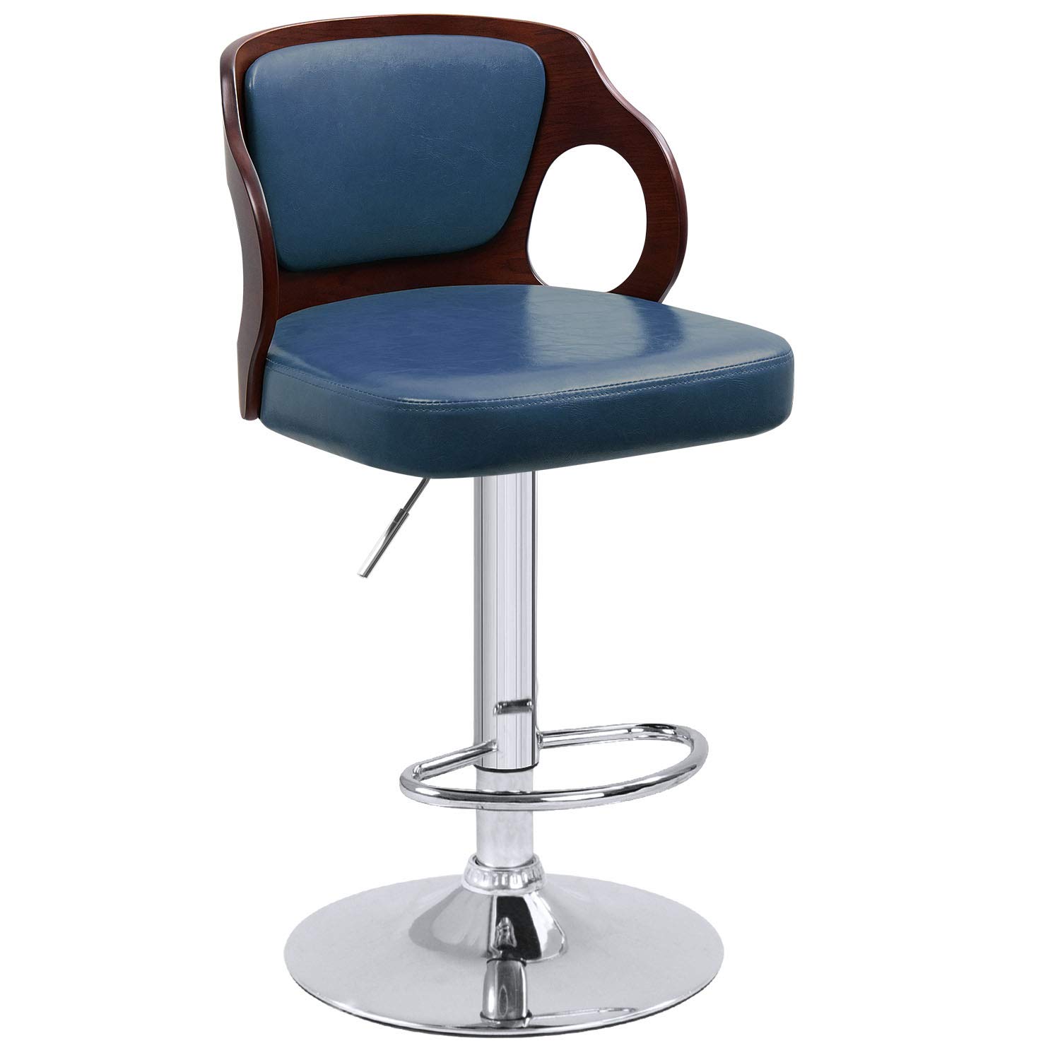 Best Teal Vinyl Swivel Bar Stool