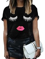 Haola Summer Fashion Women Cute Short Sleeve Printed Tops Casual T Shirt