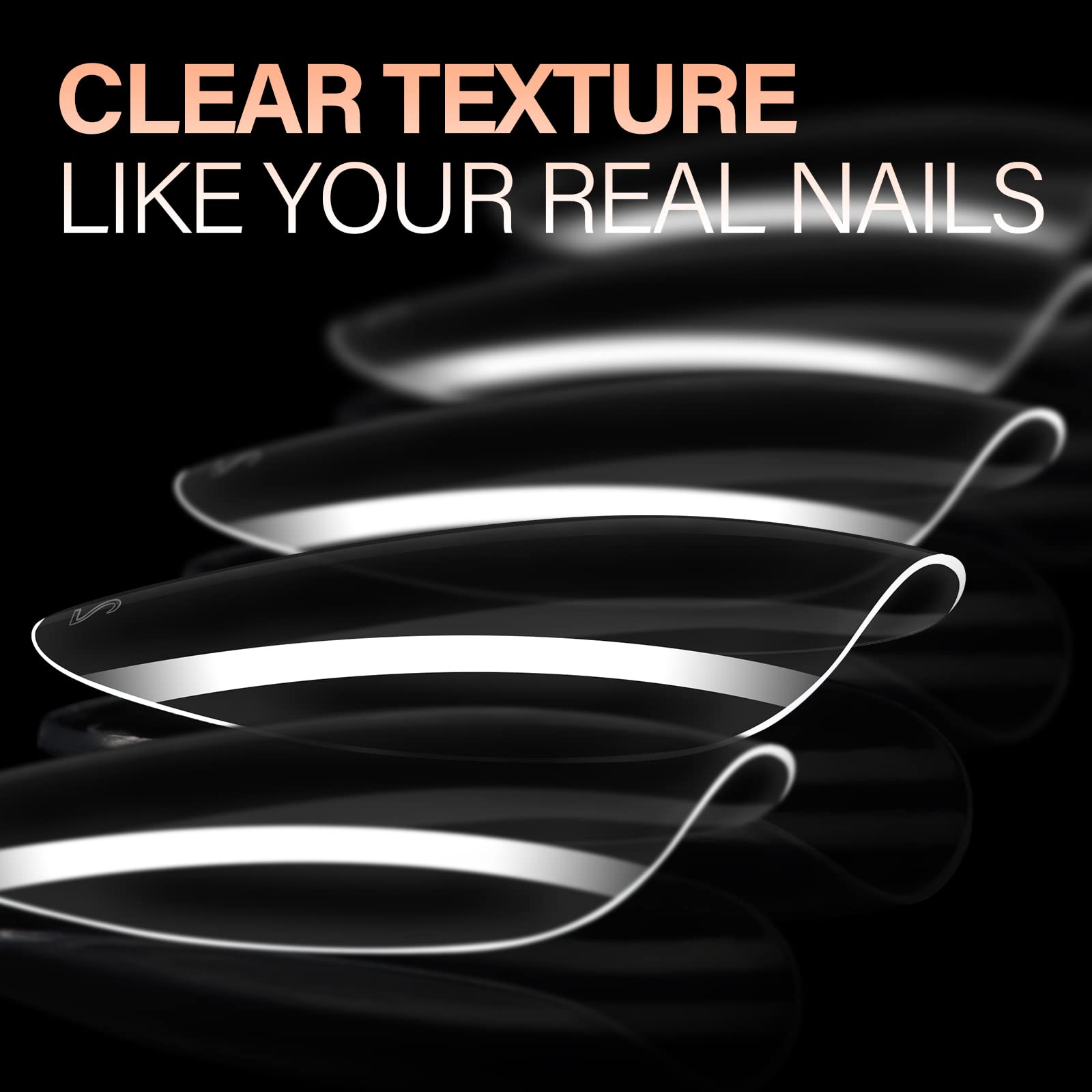 AILLSA Almond Nail Tips 504pcs Clear Nails Tips Gel Full Cover Nails Tip Medium Almond Shaped Fake Soft Nails for Press on Nail Extensions Home DIY Nails Salon- X (12 Sizes) - Image 2