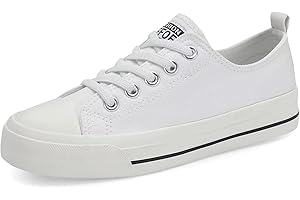 DSWED Toddler Little Kid Sneakers Boys Girls Canvas Shoes Classic Cotton Expandable No Tie Laces Slip On Sneakers