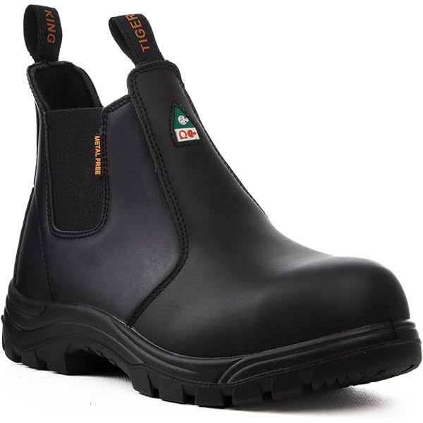 Tiger King Jasper Men's Premium CSA Approved Chelsea Safety Boots Tiger King Jasper Men's Premium CSA Approved Chelsea Safety Boots
