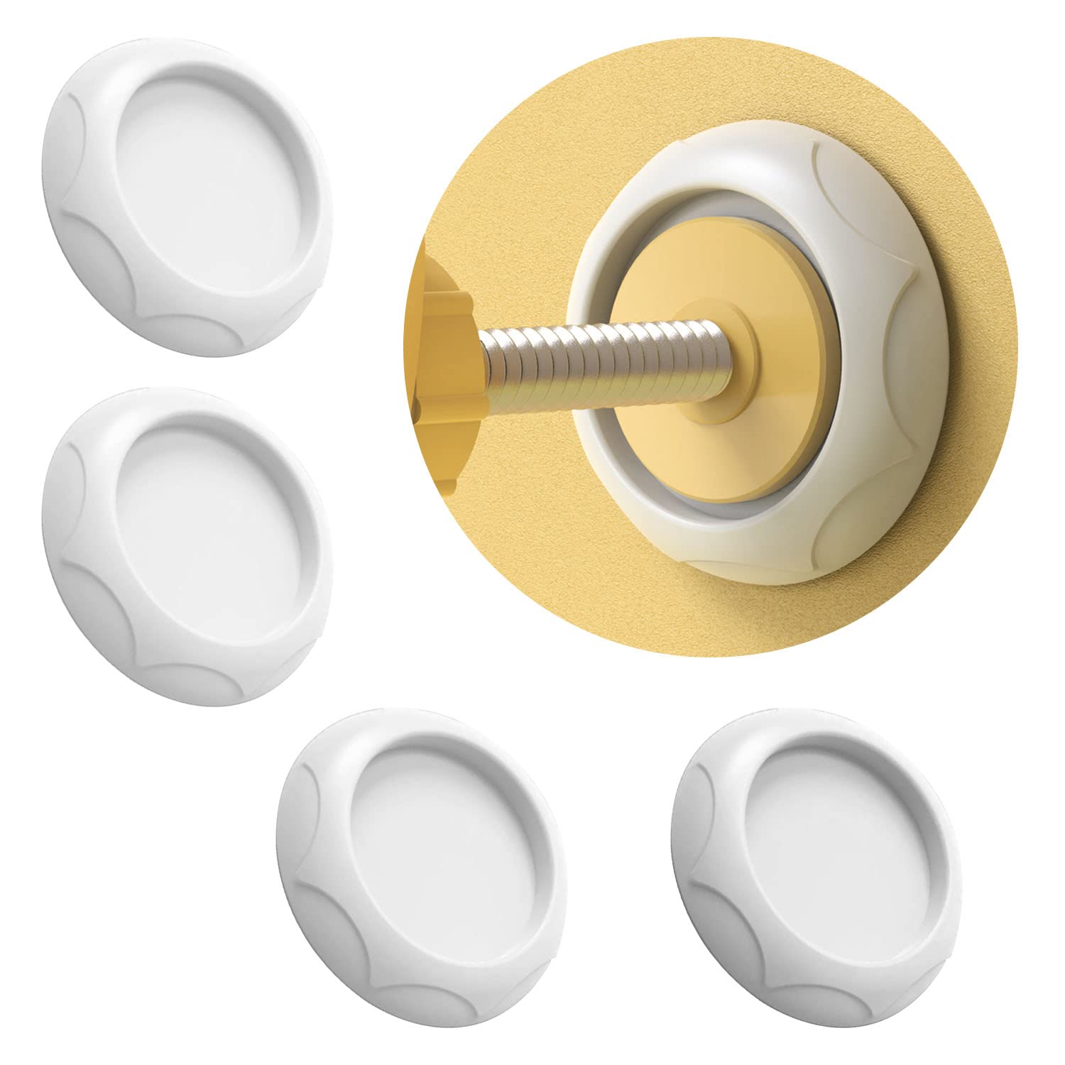 WUBAYI 4Pcs Silicone Safety Gate Wall Protector Wall Saver Stair Gate Wall Protector for Baby Gate Extension Stair Gate Extension Baby Gate Wall Protector