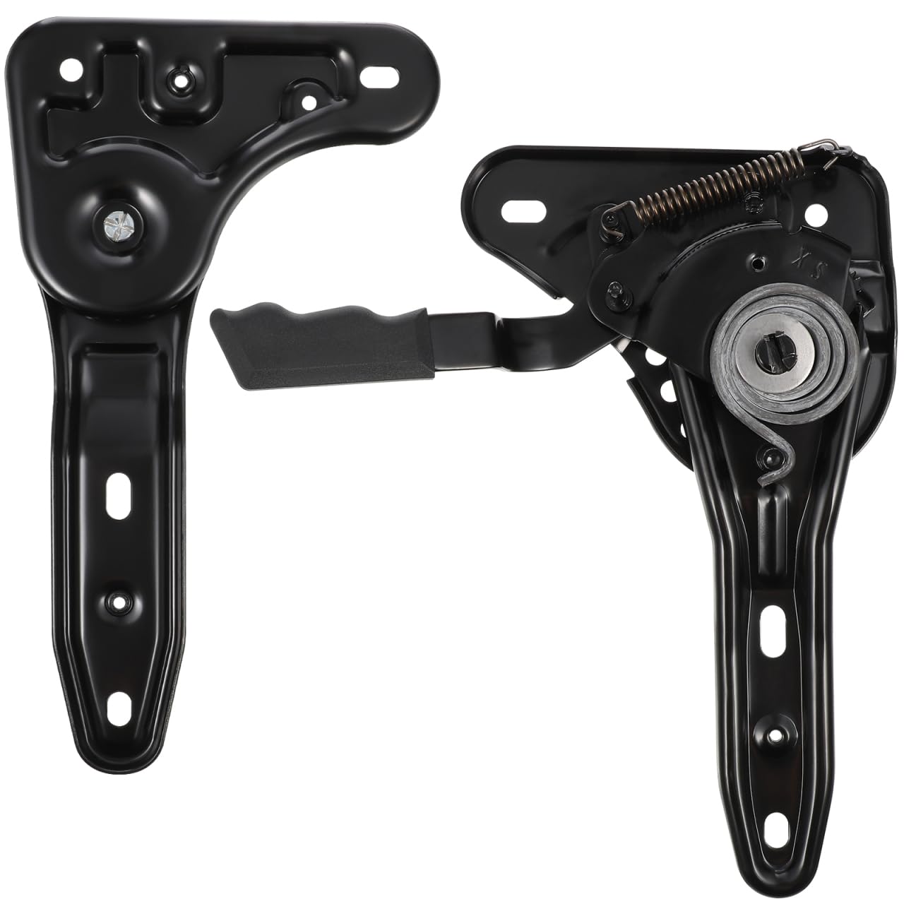 VICASKY 180° Chair Tilt Mechanism Replacement - Heavy Duty Metal Angle Adjuster for Office & Gaming Chairs, Black Universal Recliner Spare Part with Installation Guide