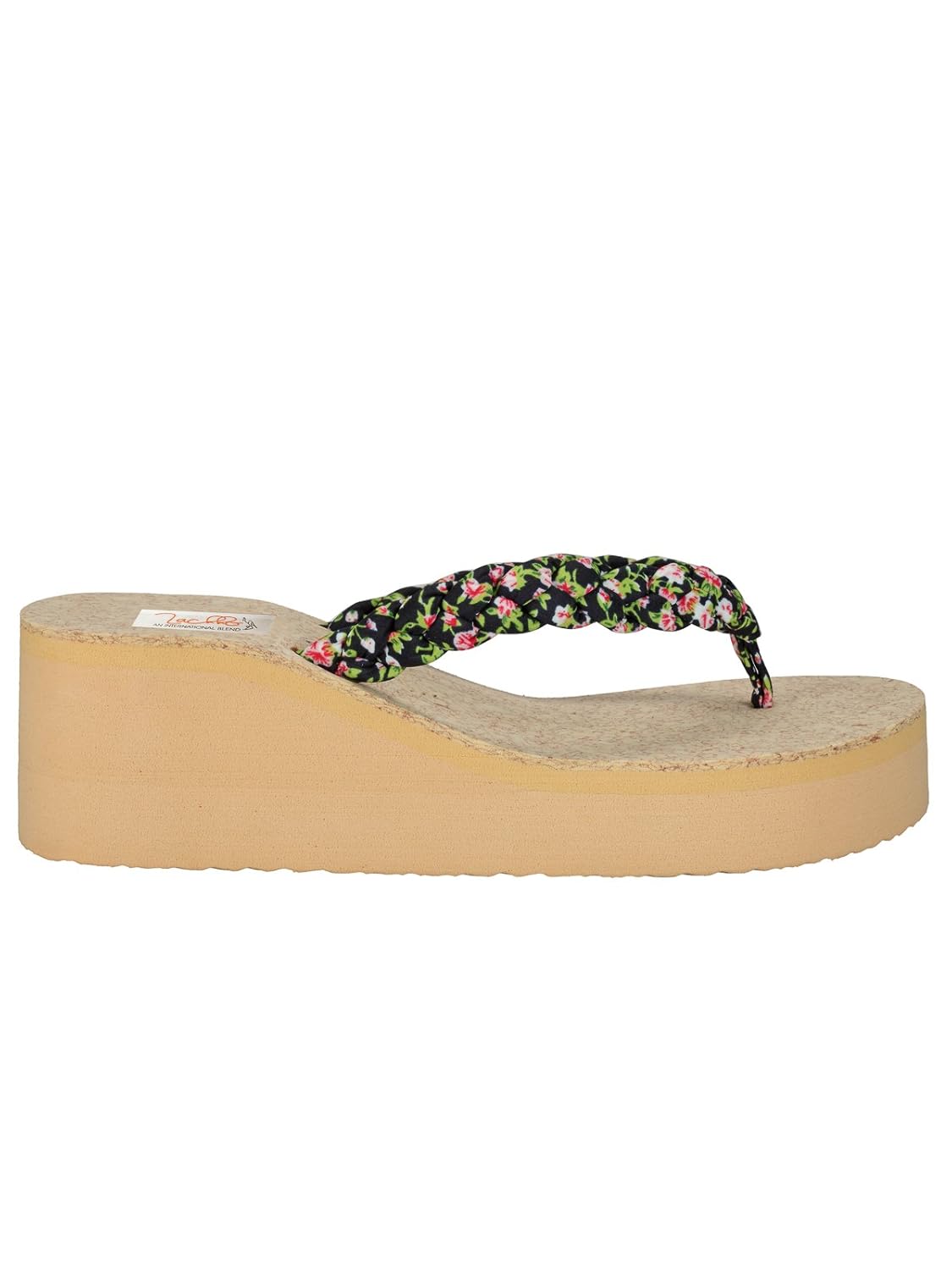 zachho women's black rubber wedges