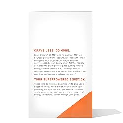 Bulletproof Brain Octane C8 MCT Oil Packets, Pack
