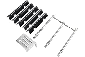 PETKAO Grill Replacement Parts for Weber Spirit 2 Grill Parts GS4 Spirit II E310 E320 S310 S320 Parts for Weber GS4 Spirit 2 Flavorizer Bars 7636 67046 69797 68843 & Heat Deflector 67060 Stainless Steel