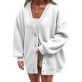 Cicy Bell Womens Oversized Chunky Cardigan Sweaters Trendy Button Down Knit Sweater 2025 Fall Winter Warm Jackets Outfits