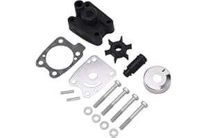 Srliya Water Pump Impeller Repair Kit, Replacement for F4 F4B F5A F6 F6C Outboard Motors, with Metal ABS Materials, for 6BX W