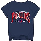 Baseball Shirts for Girls Boys Game Day Short Sleeve Shirt Toddler Kids Baseball Team Fan Tee top