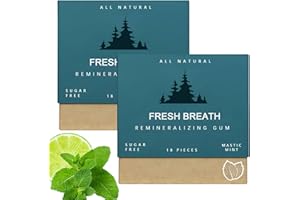FANGOOL (2 Boxes) Remineralizing gum, Remineralizing Chewing Gum, Sugar-Free Long Lasting Chewing Gum for Teeth & Gum Health, Keeps Your Mouth Fresh