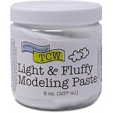 The Crafter's Workshop Modeling Paste for Textured Art - Dimensional Paste for Stenciling, Acrylic Painting - Boutique Quality, 8 oz Jar