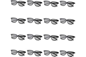 GELETE 3D movie glasses passive unisex three-D glasses Polarized cinema glasses (16 pack)