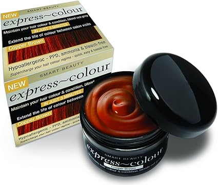 Copper Brown Hair Colour Dye Refresher Intensive Conditioner Ppd Bleach Free Amazon Co Uk Beauty