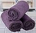 Utopia Towels 12 Pack Premium Wash Cloths Set, 12 by 12 Inches, 100% Cotton Ring Spun, Highly Absorbent and Soft Feel Essential Washcloths for Bathroom, Spa, Gym, and Face, Plum