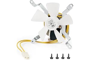 Meatender Grill Induction Fan Motor Replacement for Pit Boss & Traeger, Camp Chef, Sam's Club/Z Grills Pellet Grills and Smokers, Silver/White/Yellow, IFM001