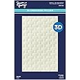 Spellbinders Woven 3D Embossing Folder, Plastic
