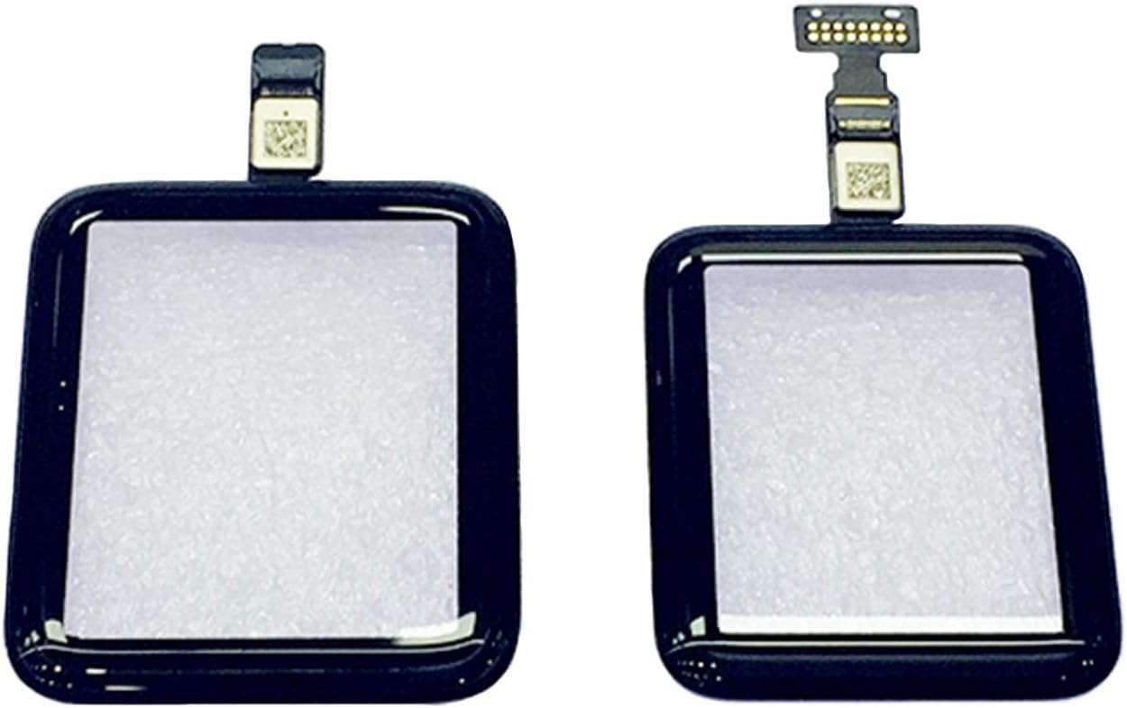 XSLadvertis 1Pcs 38mm 42mm Touch Screen Digitizer for Apple Watch Series 2 3 S2 S3 LCD Front Glass Sensor Outer Panel Cover with Flex Cable (Color : 38mm Series 1)