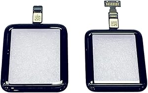 XSLadvertis 1Pcs 38mm 42mm Touch Screen Digitizer for Apple Watch Series 2 3 S2 S3 LCD Front Glass Sensor Outer Panel Cover with Flex Cable (Color : 38mm Series 1)