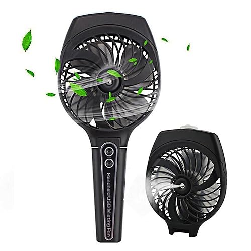 Intsun Mini Handheld USB Misting Fan with Personal Cooling Mist