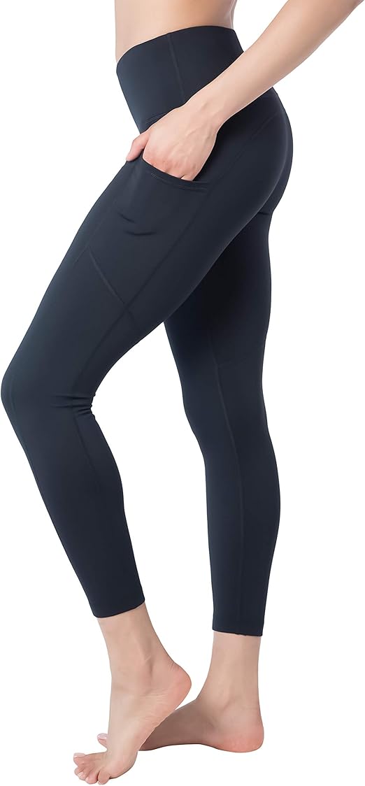 Velocity High Waist Squat Proof Ankle Length Performance Leggings with