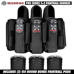 Maddog Pro 3+2 Paintball Harness Pod Pack with