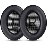 Replacement Earpads Cushions for Bose QuietComfort 35 (QC35) & Quiet Comfort 35 II (QC35 ii) Headphones, Ear Pads with Softer
