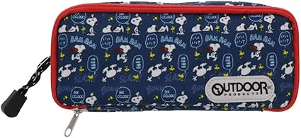Amazon サンスター文具 スヌーピー Outdoor ペンケース ネイビー S 文房具 オフィス用品 文房具 オフィス用品