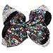 NCMAMA Sequin Ribbon Bows Set: 6-Pack Cute Hair Bows For Women & Teens & Kids| Premium Quality Handmade 7