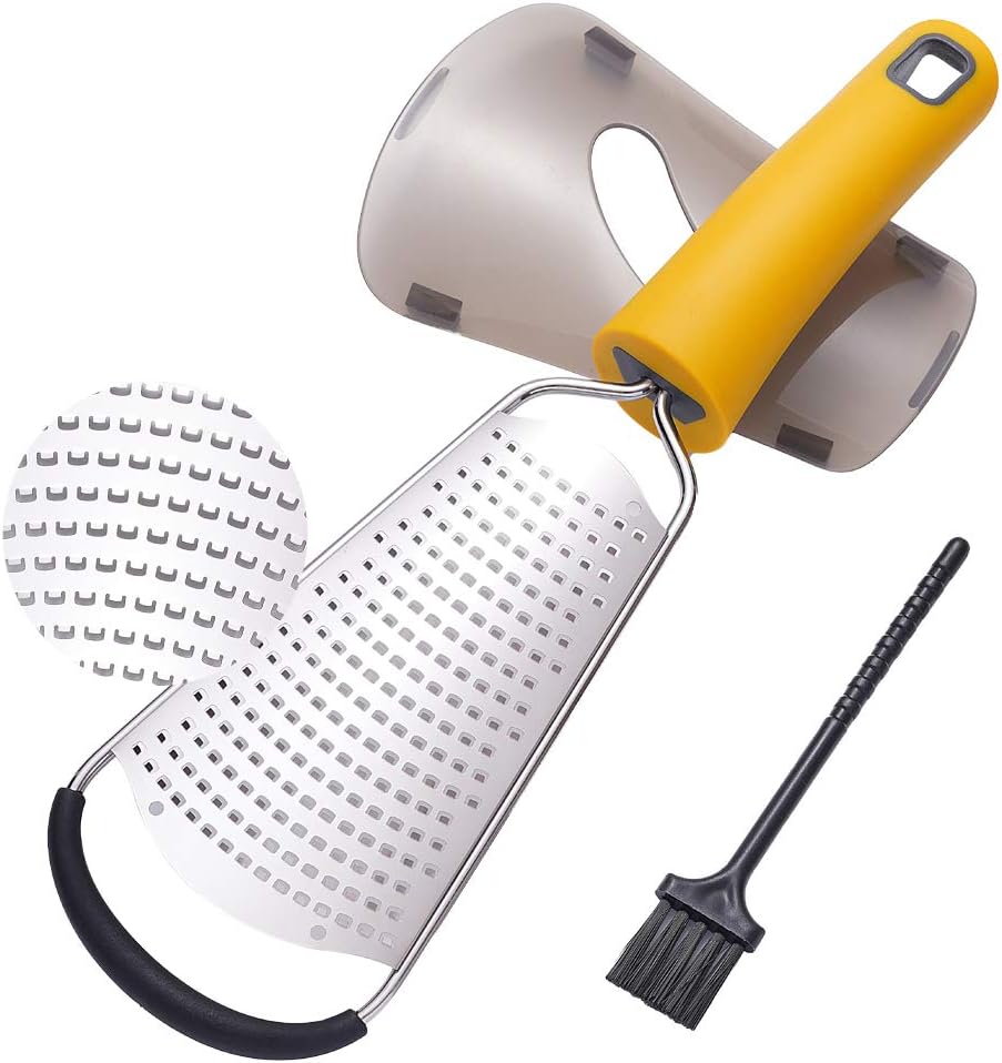 Cheese Grater, Stainless Steel Handheld Parmesan Cheese
