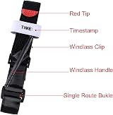 Rezolite 2 Pack Tourniquet Hemostatic Bandage Outdoor First Aid view 7
