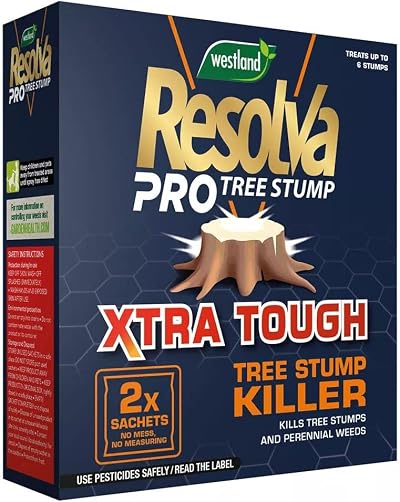 Westland Resolva Xtra Tough Tree Stump Killer Sachets 2 x 100ml Granules