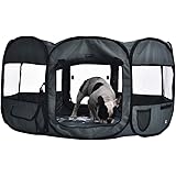 Amazon Basics Portable Soft Pet Dog Travel Playpen