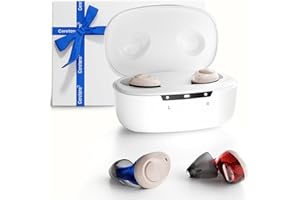 Ceretone Hearing Aids for Seniors Rechargeable, Hearing Aid with Intricon® Digital Chip with Advanced Wind Noise Management P
