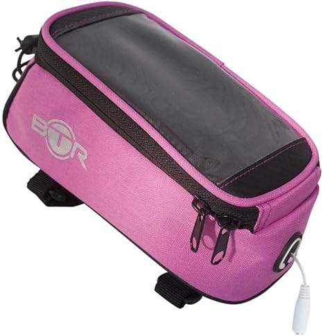 pink bike bag