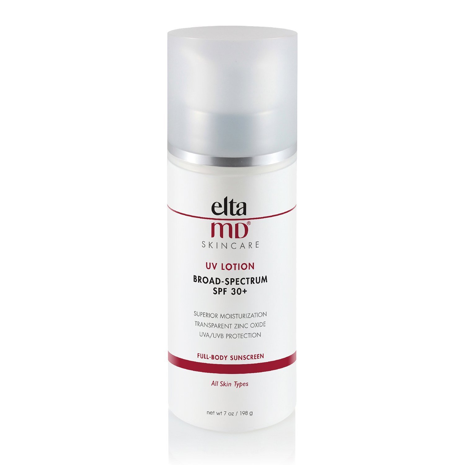 Photo 1 of EltaMD UV Lotion Body Sunscreen, SPF 30+ Sunscreen Lotion, Made with Zinc Oxide and Hyaluronic Acid, 7.0 oz Pump