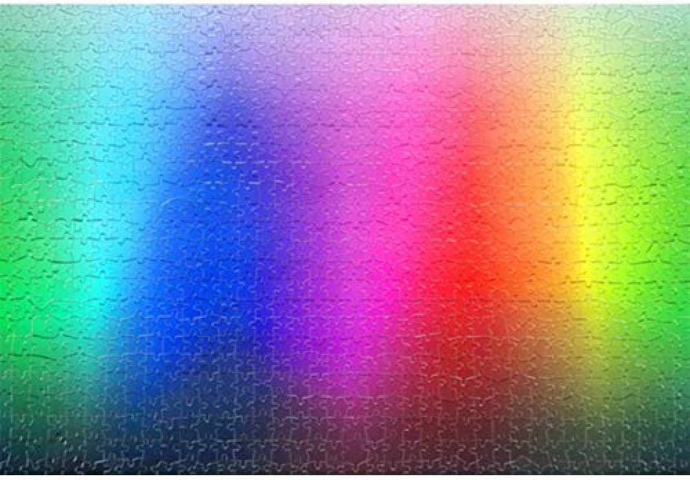 Wooden Jigsaw Puzzle Rgb Rainbow Puzzles 1000 Pieces Gradient Color Pattern Wooden Jigsaw Puzzles Adult Assembling Toys Creative Puzzle Toys Unique Gift
