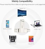 SSK 128GB USB C Flash Drive 200MB/s Dual USB-C USB 3.2 2 in 1 Jump Drive view 6