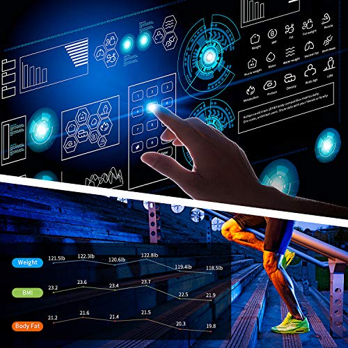 Body Fat Scale,Scales for Body Weight,Weight Scales for People Bathroom Scales digital weight,Body Fat Rate/Weigh/Bone Mass/Muscle Mass,Health Management Through APP via Bluetooth