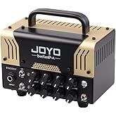 JOYO Tweedy BanTamp XL Series Mini Amp Head 20 Watt Preamp 2 Channel Hybrid Tube Guitar Amplifier with Bluetooth for Electric Guitar