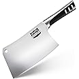Utopia Kitchen 5 Inch Cleaver Knife Stainless Steel Chopper Butcher Knife for Home Kitchen and Restaurant Black