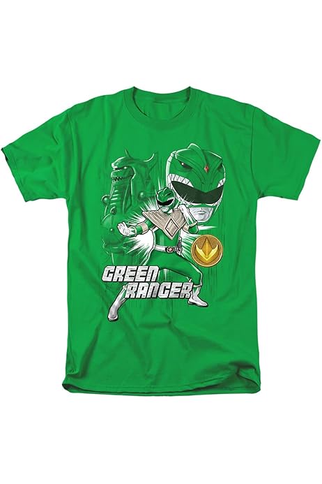 Power Rangers Green Ranger Unisex Adult T Shirt for Men and Women