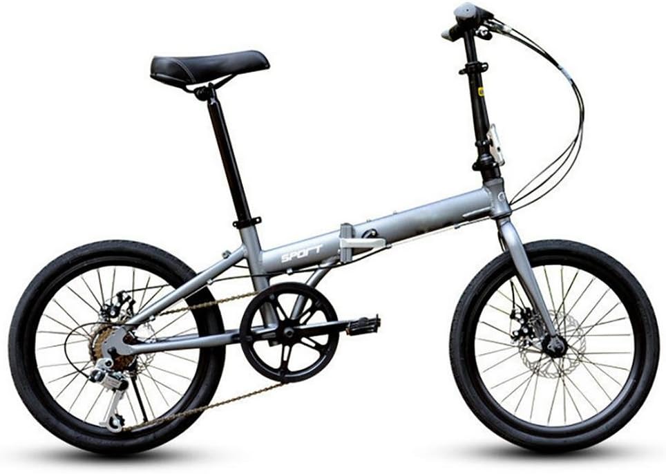 MASLEID 20-inch Aluminum Alloy Folding Bike 6-speed Road Bike