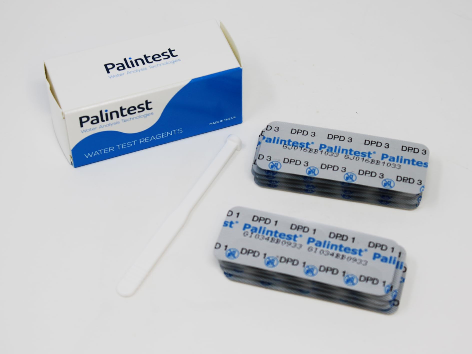 Palintest - DPD No 1 & 3 Chlorine Test Tablets | Accurate Water Analysis | Ideal for Pools & Spas | 0-5 mg/L Range | Compatible with Photometers | Pack of 50