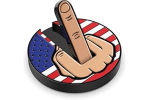 K9KING Ultimate Middle Finger Golf Ball Marker | Magnetic Hat Clip | Alignment Ball Mark | Funny Golf Accessory Cap Premium Gift for Golf Enthusiasts